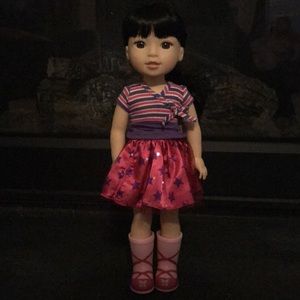 American girl doll wellie wishers